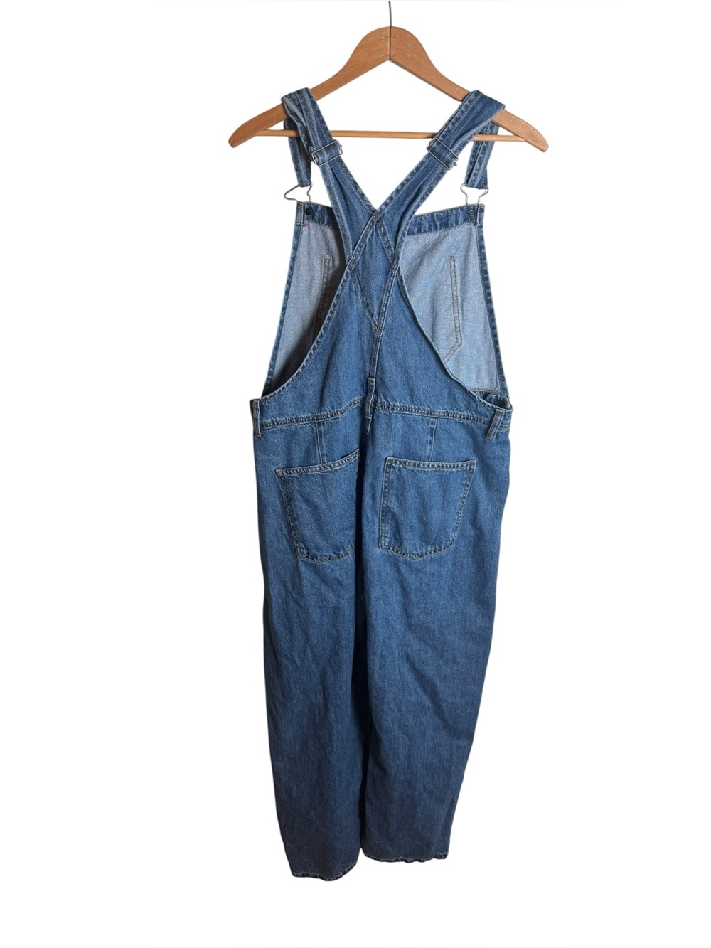 We the Free Ziggy Denim Overalls Size Medium Sapphire blue - Picture 4 of 7